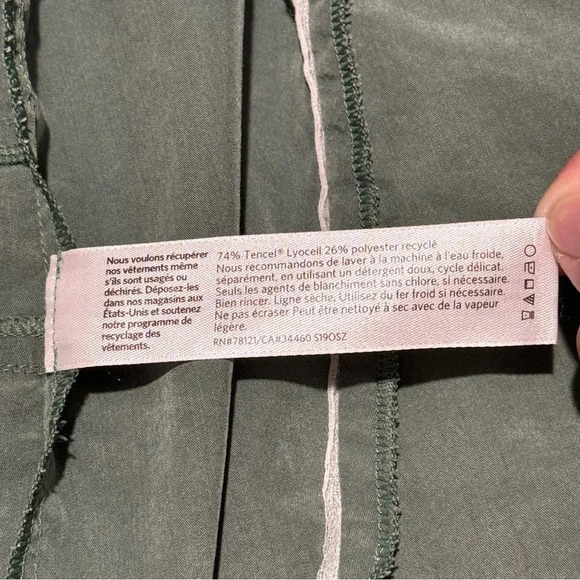 Eileen Fisher Nori Sandwashed Tencel Round Neck Jacket Size Medium Work Chic - Picture 4 of 8